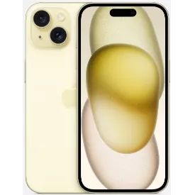 Смартфон Apple iPhone 15 Plus 128 ГБ, желтый, Dual SIM (nano SIM+eSIM)